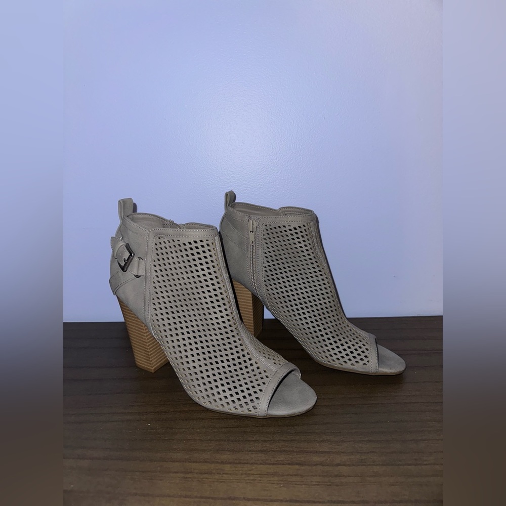 G by Guess Open Toe Boots
